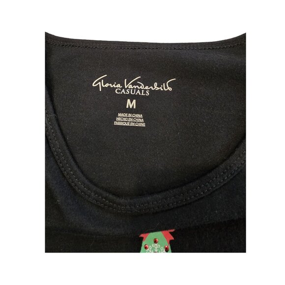 Women's Size Medium Long Sleeve Christmas T-Shirt, Excellent Condition - Picture 4 of 5